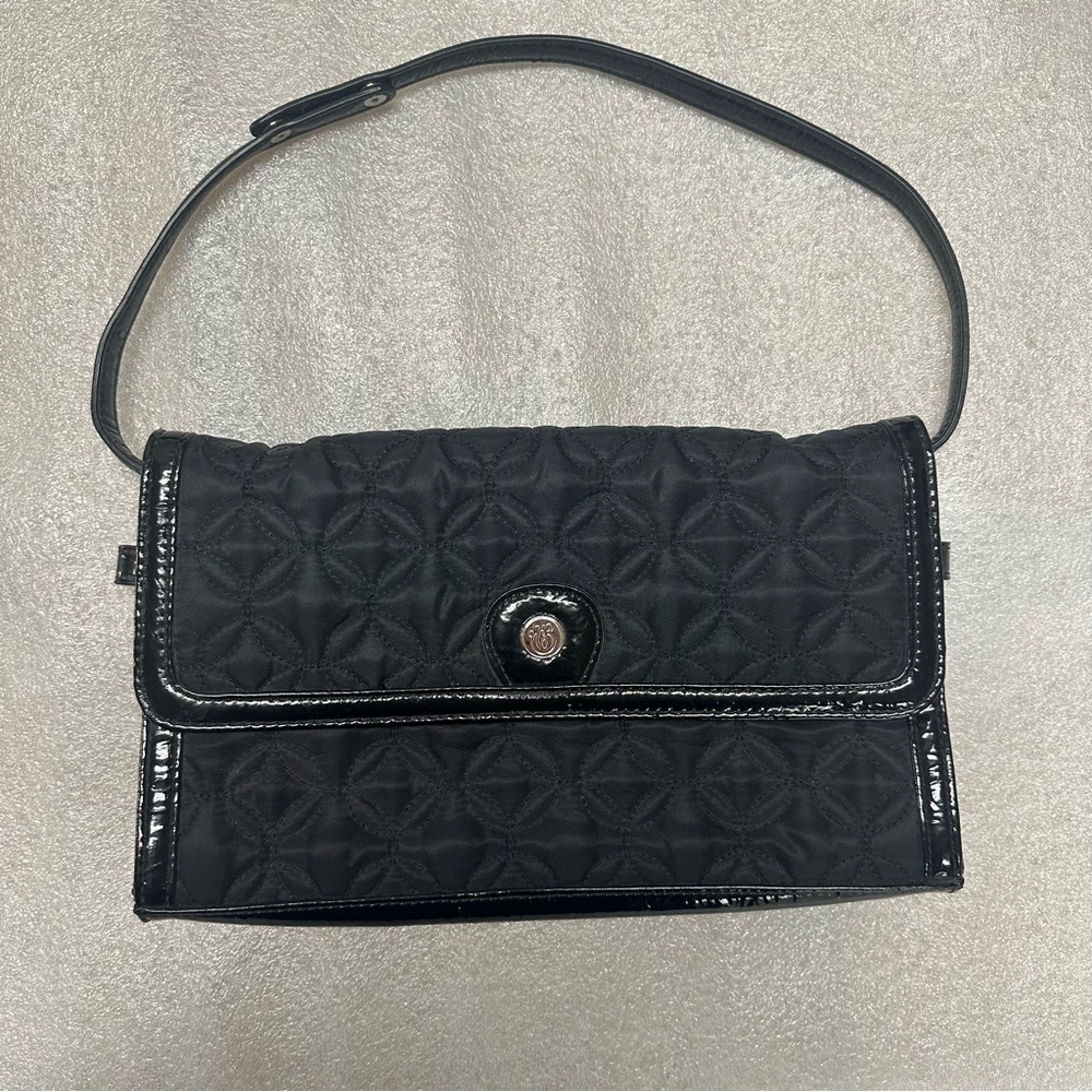 Vera Bradley Caviar Black Quilted Clutch